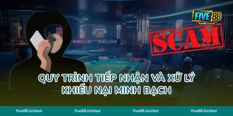 Quy trình tiếp nhận và xử lý khiếu nại minh bạch